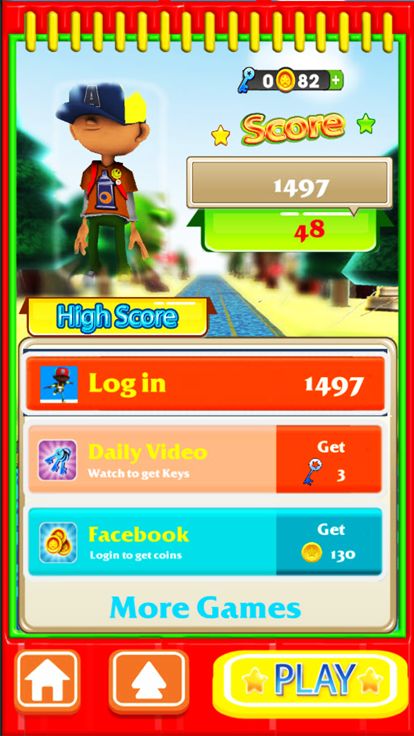 火車衝浪者：在次級路上跑游戏截图