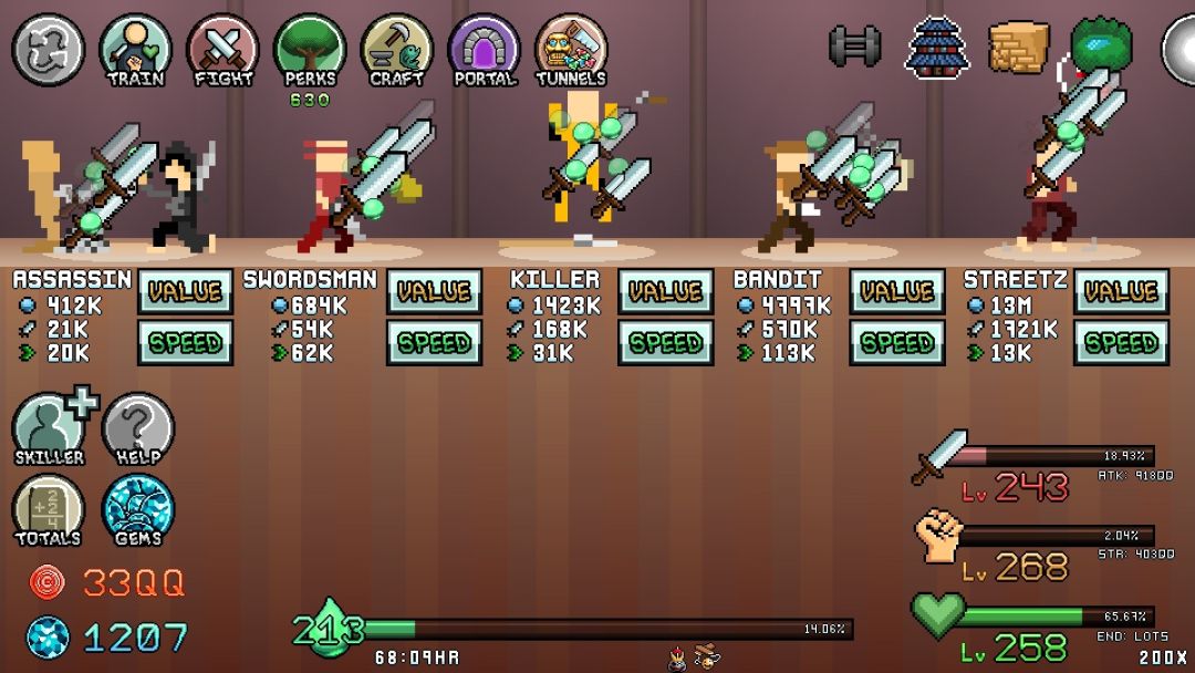 Idle Skilling游戏截图
