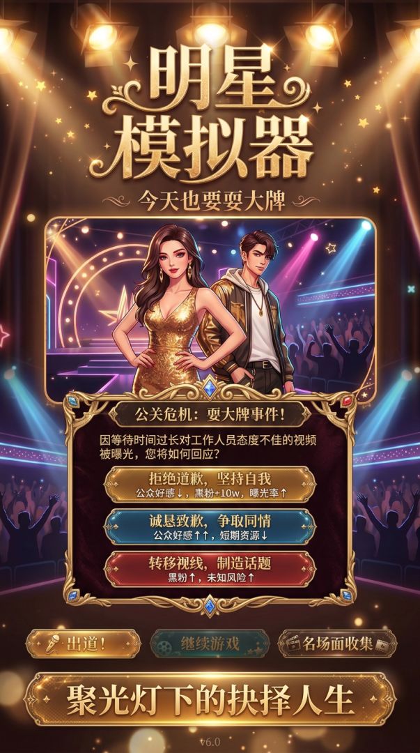 明星模拟器：今天也要耍大牌游戏截图