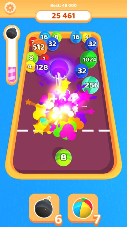 Bubble 2048 3D游戏截图