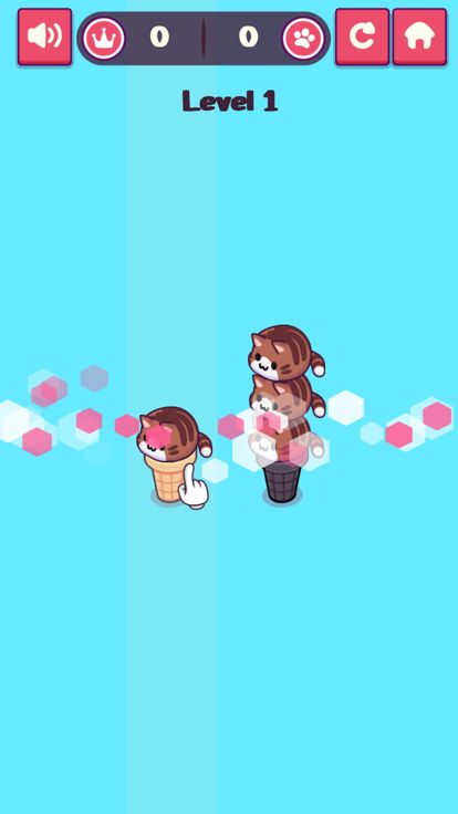 Ice Cream Cat – Color Sort游戏截图