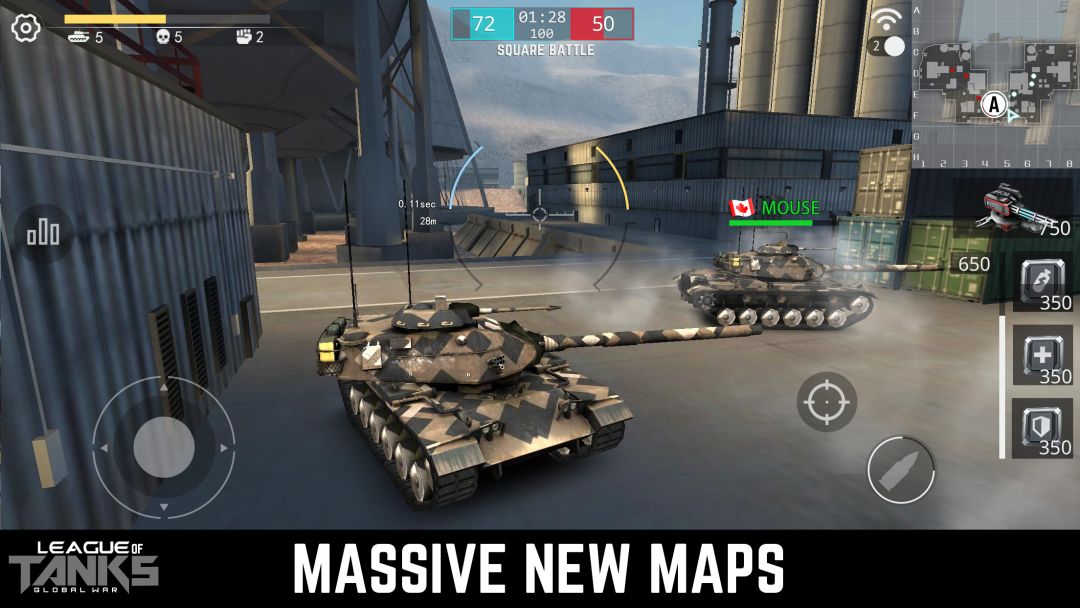 League of Tanks Global War(坦克联盟）游戏截图