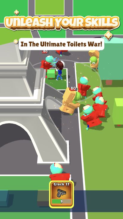Toilet Hunt: Survival Battle游戏截图
