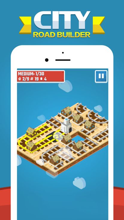 城市道路重建 - 拼图连接益智游戏游戏截图