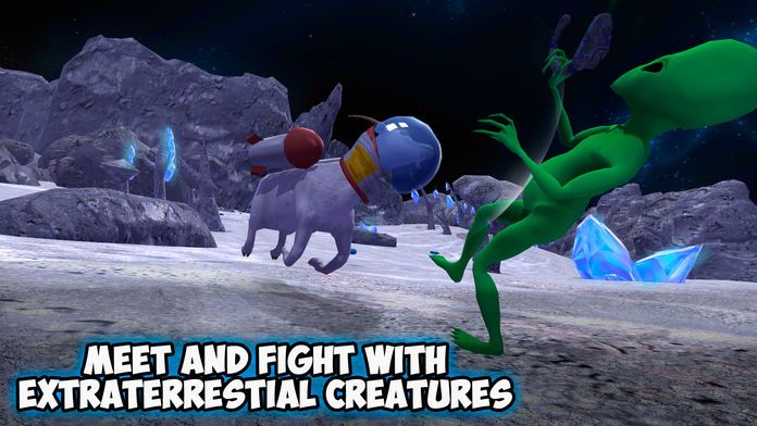 Crazy Space Goat Simulator 3D - 2 Full游戏截图