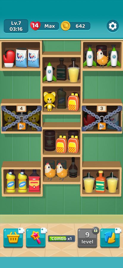 Triple Goods: 3D Sort Game游戏截图