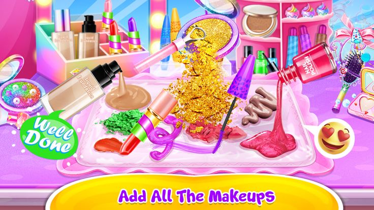 Makeup Slime - Glitter Fun游戏截图