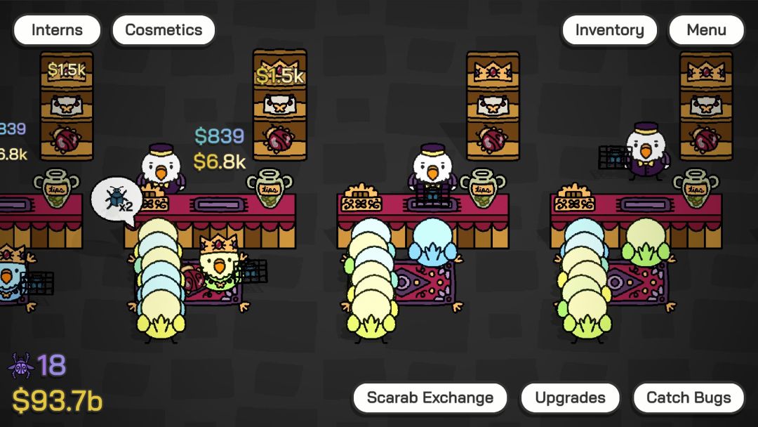 Budgie's Bug Shop游戏截图