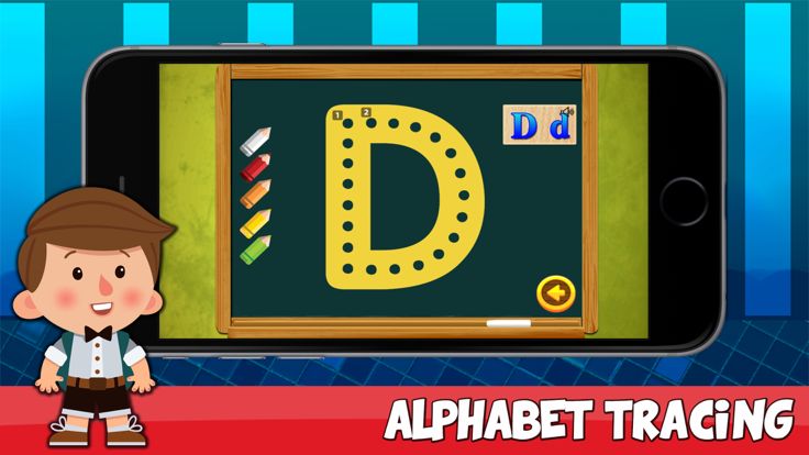 ABC 字母追踪 & 数学游戏 : 最好的教育游戏的孩子们游戏截图