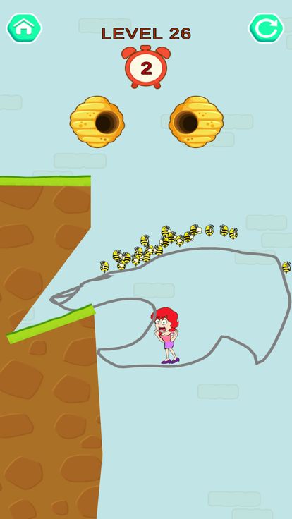 Rescue Girl - Draw To Save游戏截图