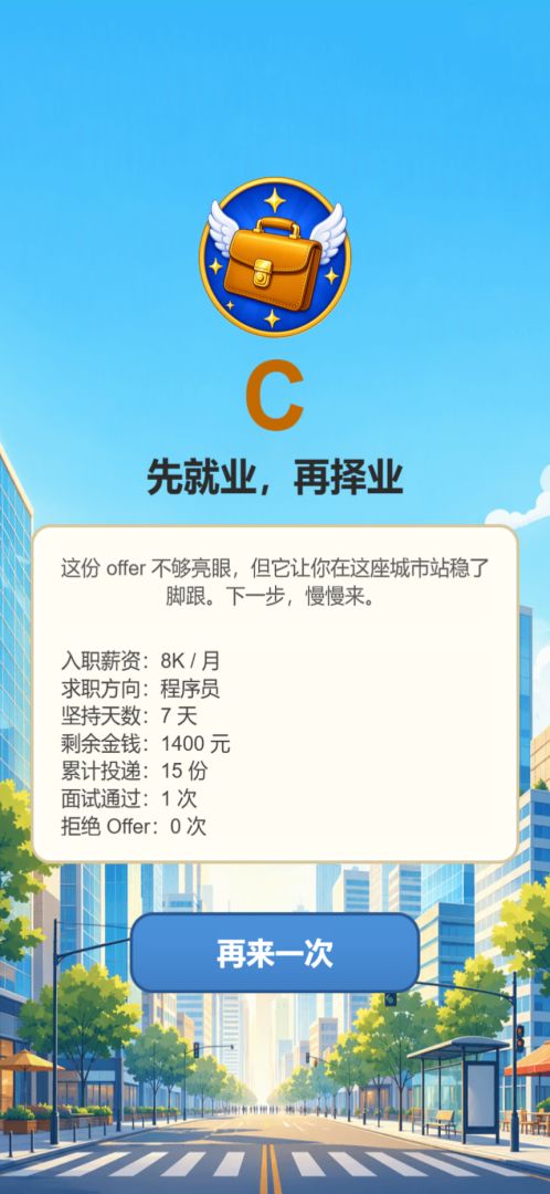 找工作模拟器游戏截图