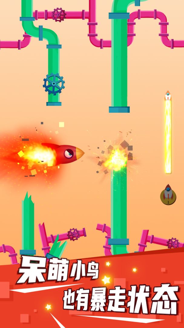 疯狂的小鸟游戏截图