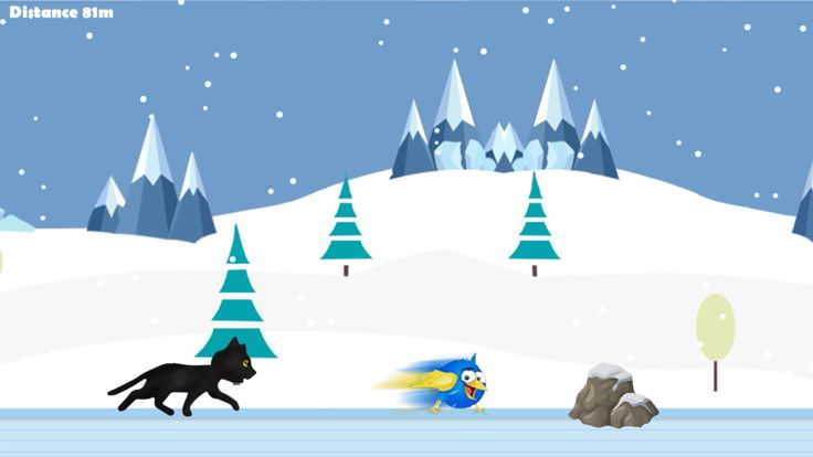 Tap to Jump: Bird Run游戏截图