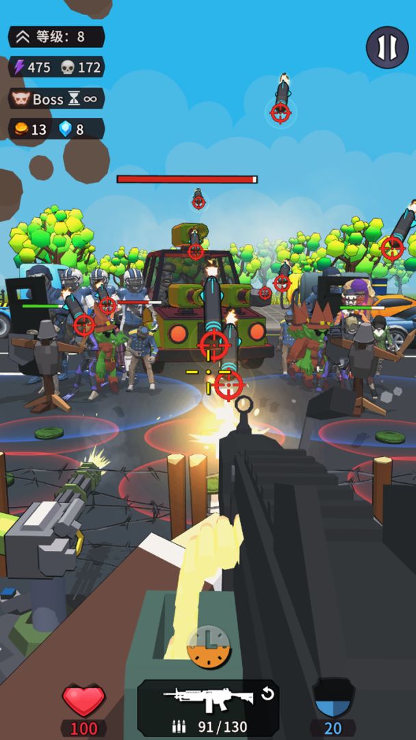 方块人绝地恰鸡战场游戏截图