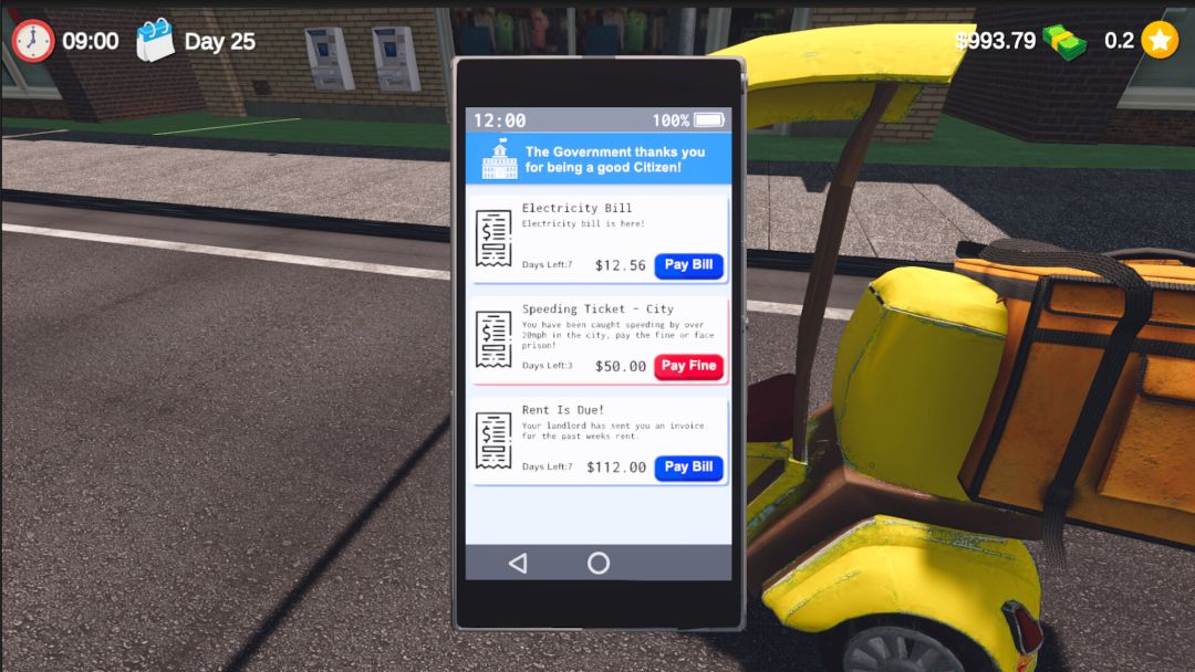 Food Delivery Simulator游戏截图