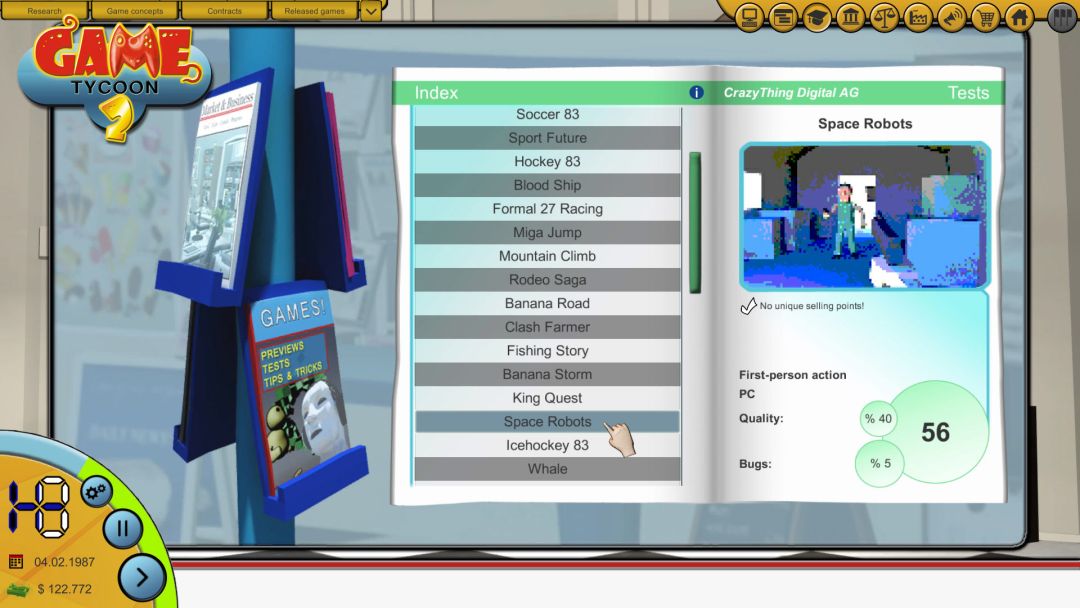 Game Tycoon 2游戏截图