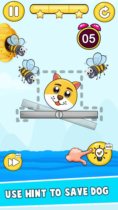 Animal Rescue : Draw To Save游戏截图