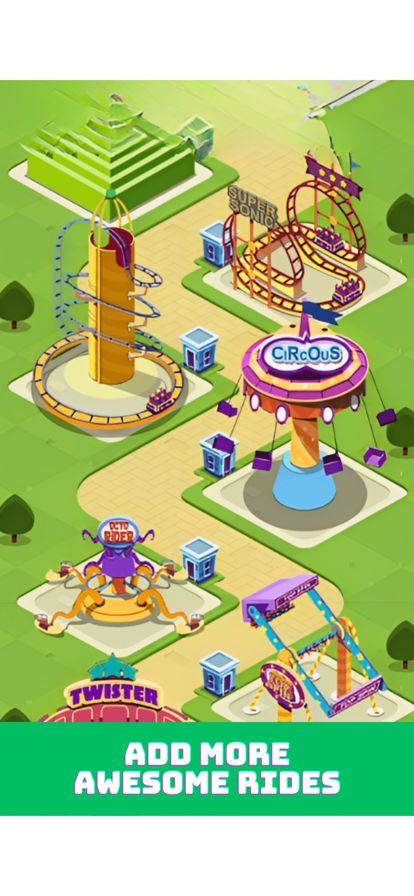 Idle Amusement Park Tycoon游戏截图