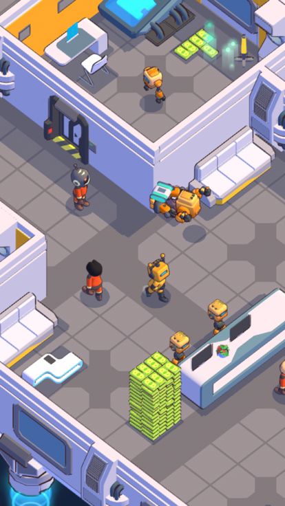 Space hotel: scifi idle tycoon游戏截图