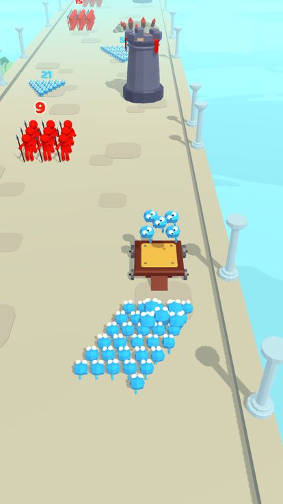 Catapult Runner 3D游戏截图