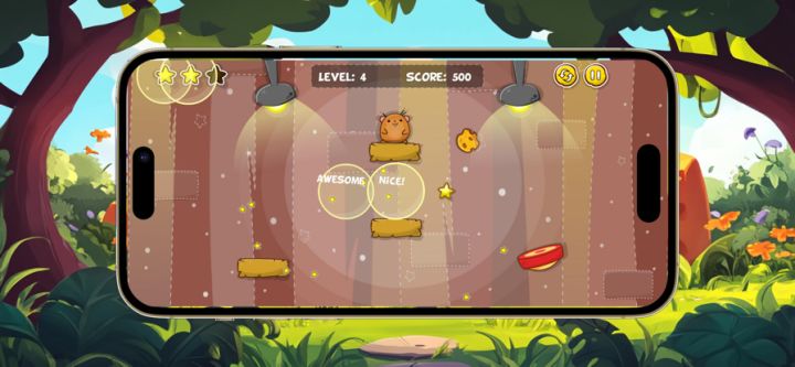 Throw Cheese To Mouse游戏截图