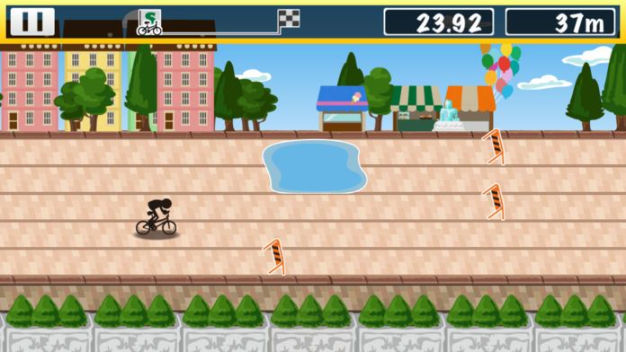 爆速チャリ游戏截图