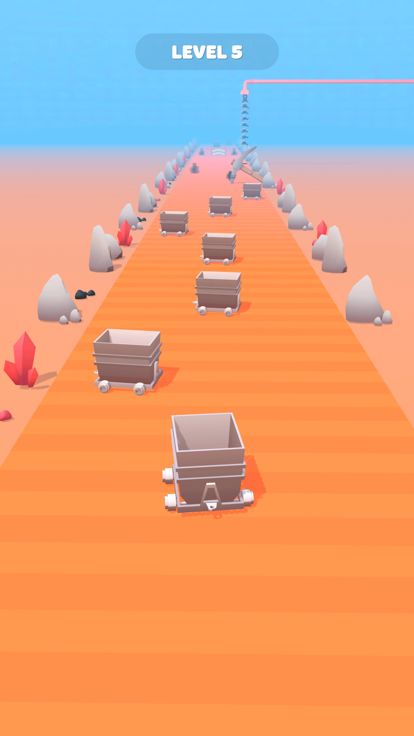 Minecart Stack游戏截图
