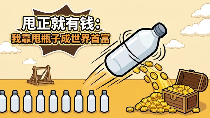 甩正就有钱:我靠甩瓶子成世界首富 封面