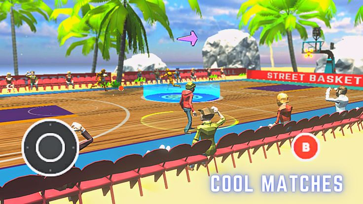 BasketBall Smash dunk shoot游戏截图
