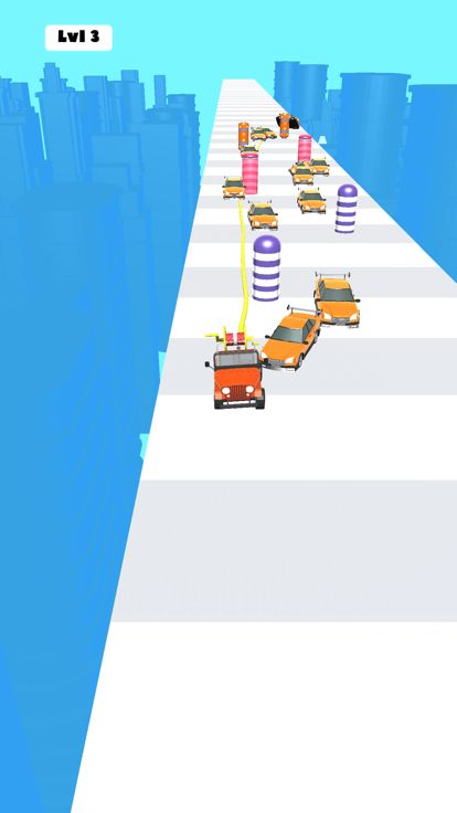 Rope Them Car游戏截图