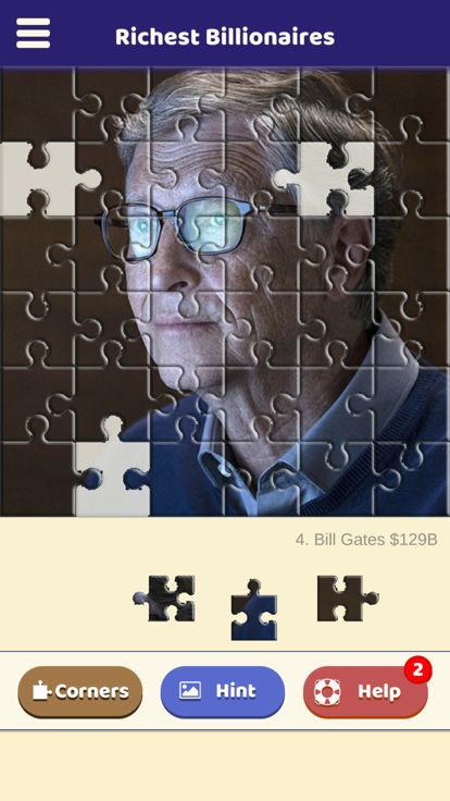 Richest Billionaires Puzzle游戏截图
