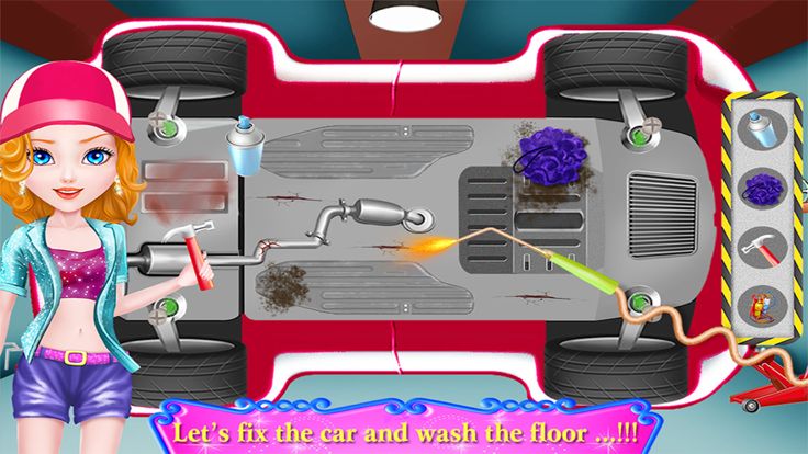 Hills Racing Cars Wash Cleanup游戏截图