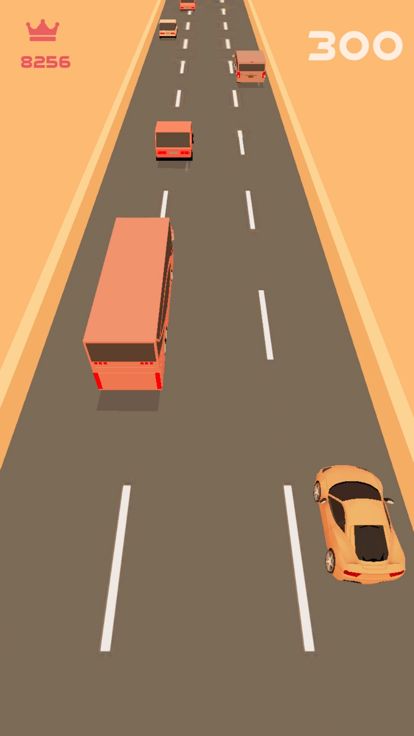 Race Car Racer - Pixel Traffic游戏截图