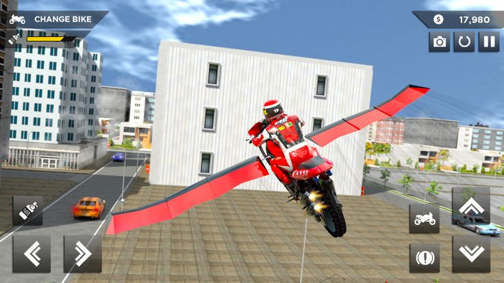 Flying Bike – Fly Motorbike 3D游戏截图
