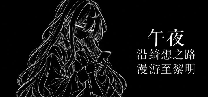 午夜沿绮想之路漫游至黎明 封面