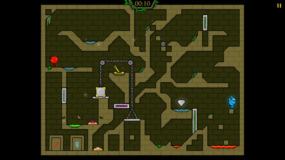 Fireboy & Watergirl 1: The Forest Temple游戏截图