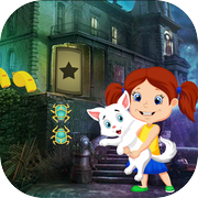 Cute Little Girl And Pet Best Escape Game-380