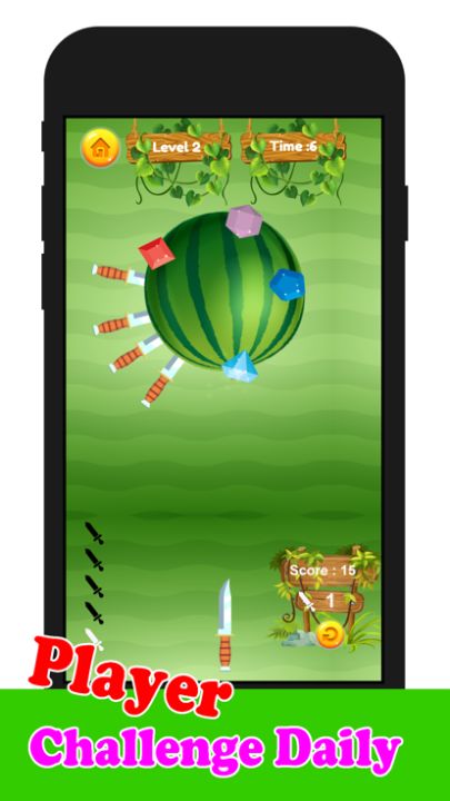 Knife Hit Fruits游戏截图