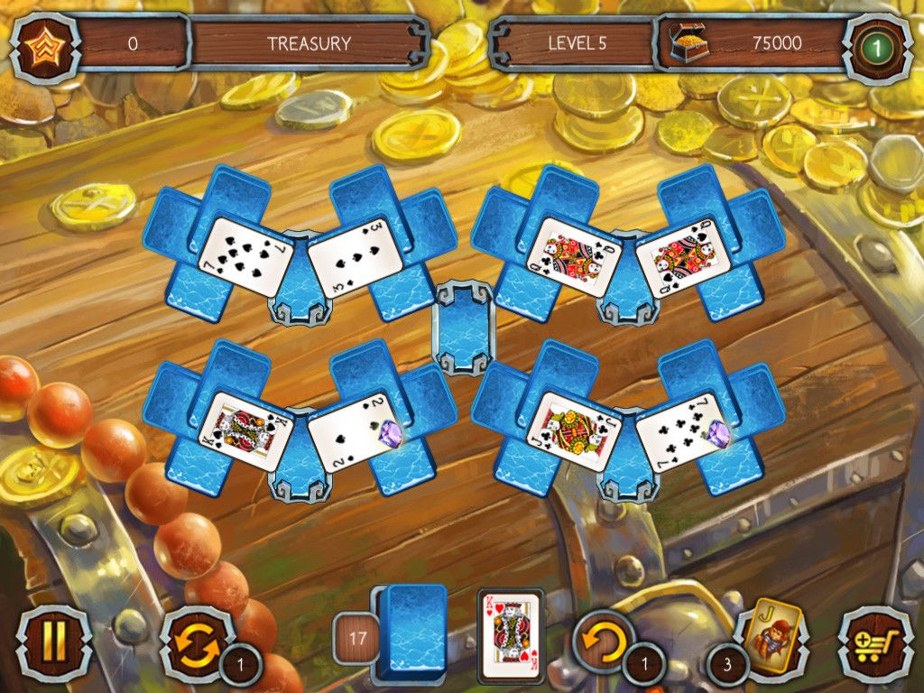 Solitaire Legend of the Pirates 2游戏截图