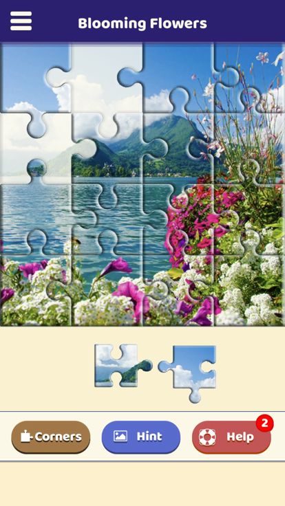 Blooming Flowers Puzzle游戏截图
