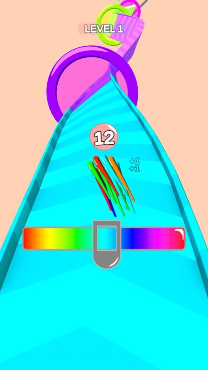 Colorful Hair 3D游戏截图