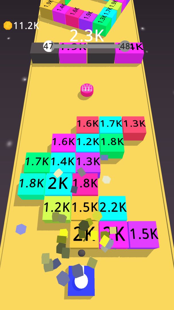 指尖坦克炮打方块游戏截图