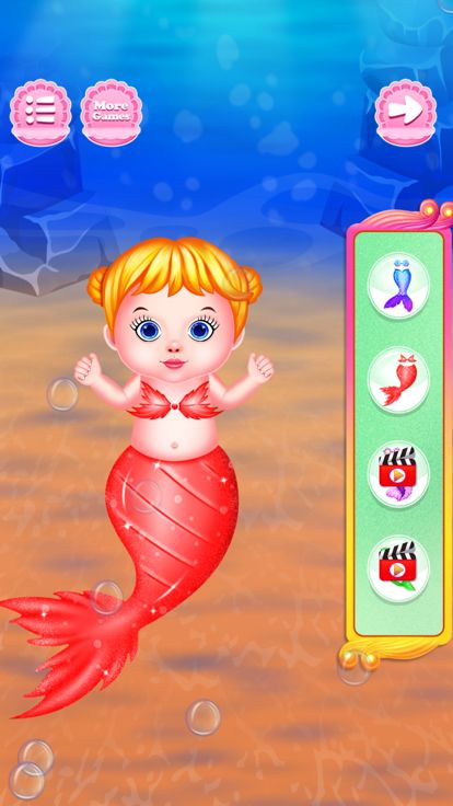 Ocean Mermaid Mommy游戏截图