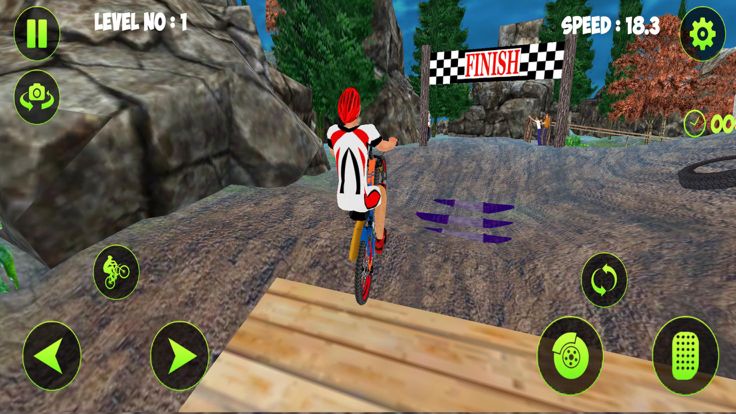 越野 小轮车 循环 赛车 游戏游戏截图