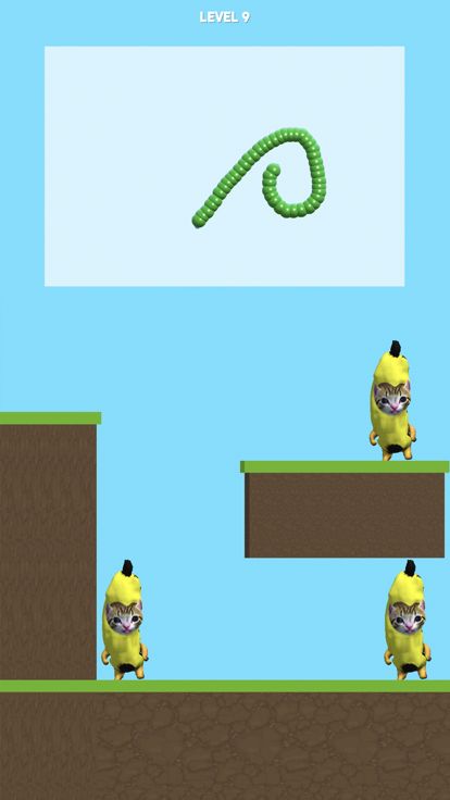 Draw To Crash: Banana Cat游戏截图