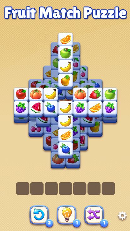 Fruit Game - Tile Match游戏截图