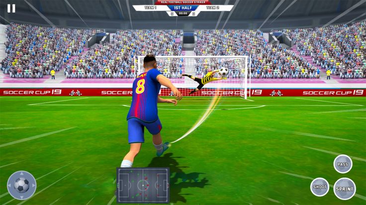 真正的足球打击游戏游戏截图