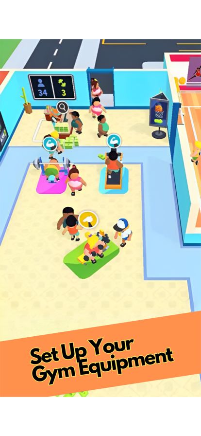 Idle Gym Fitness Rich Tycoon游戏截图