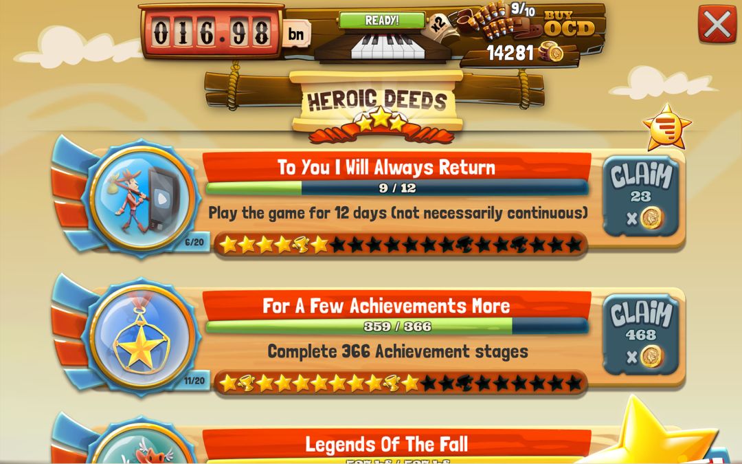 Wild West Saga: Idle Tycoon Clicker游戏截图