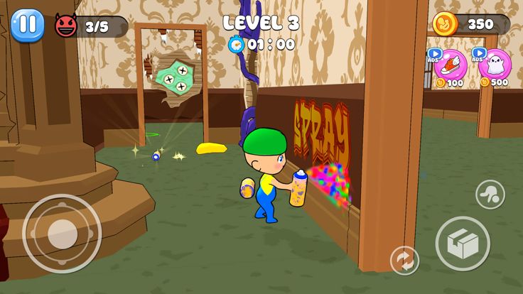 Daddy Survivor: Rainbow Prank游戏截图